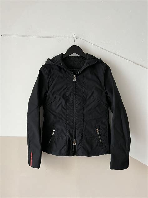 prada double sided jacket|Prada jacket outlet.